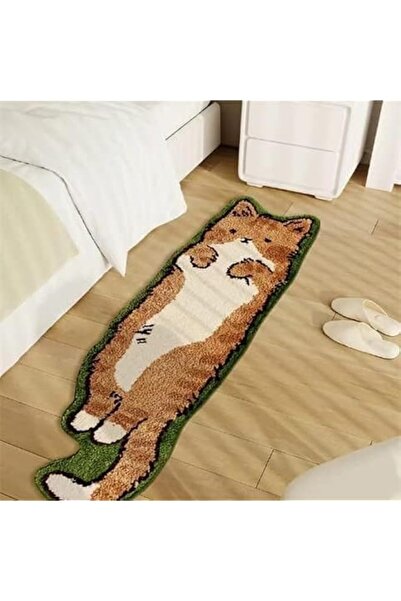 Generic X spring Cute Cat Rug, Irregular Shaped Cartoon Animal Area Carpet, S...