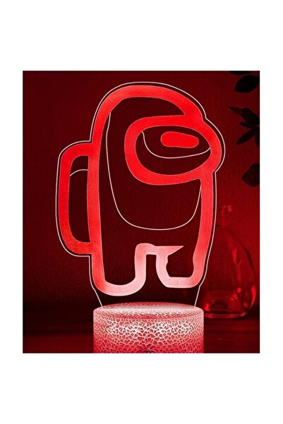Generic Brand Us Night Light for Kids, 3D LED Illusion Lamp with 16 Colors Ch...