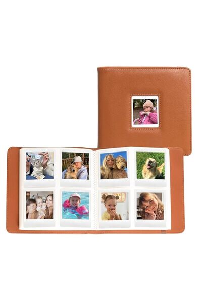 Generic Brand 288 Pockets Photo Album for Po-laroid Go, PU Leather Hardcover ...