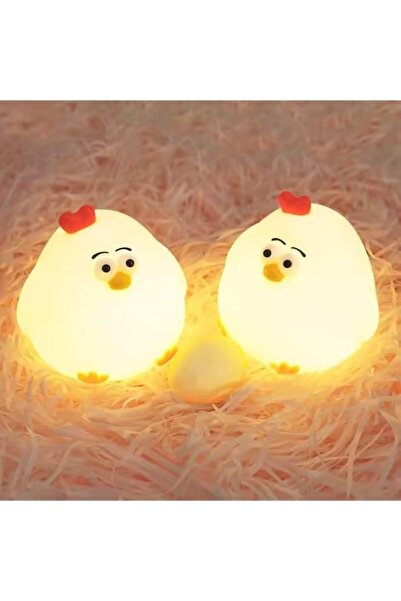 Generic GHAZAL Cute Animal Silicone Nursery Rechargeable Night Lamp, Warm Whi...