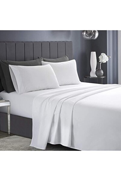 Generic RISHAHOME 3 Piece Deep Pocketed Fitted Bedsheet Set King Size |White ...