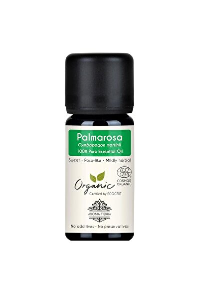 Generic Brand Aroma Tierra Organic Palmarosa Essential Oil 10ml - 100% Pure –...