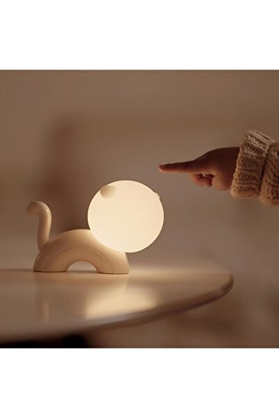 Generic Brand Rechargeable Cute Cat Night Light for Kids, Soft Silicone Touch...