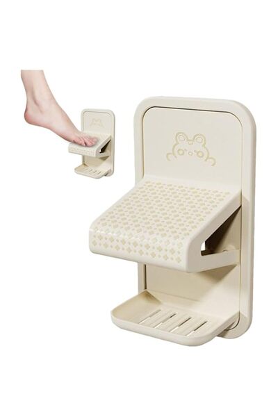 Generic X spring Shower Foot Rest, Wall-Mounted Shaving Step with Strong Adhe...