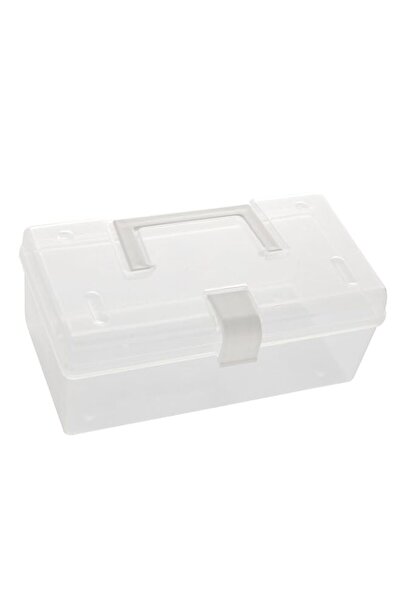 Generic Plastic Storage Box, Portable Transparent Stackable Storage Bin Multi...
