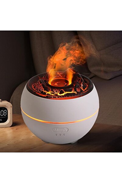 Generic Brand Essential Oil Diffuser, Volcano Fire Flame Aromatherapy Diffuse...
