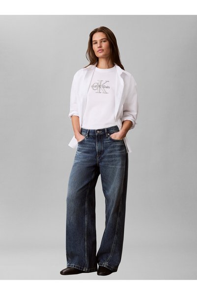 Calvin Klein SS CLASSIC SEASONAL MONOLOGO TEE