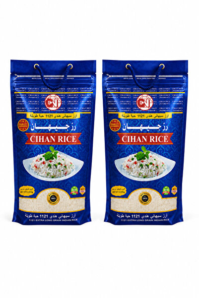 cihan rice 1121 Extra Long Grain Hint Pirinci 9 kg (2'li 4.5 kg)