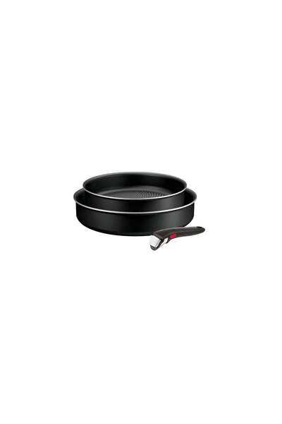 TEFAL Set Ingenio Generous Cook 3 piese L3129053, Tigaie 22/26 cm, Mâner deta...