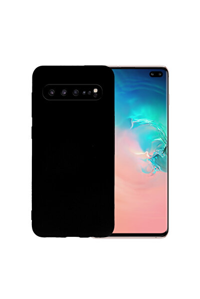CaseWorld Samsung Galaxy S10 Plus ile Uyumlu Kılıf Premium Mat İnce Kamera Ko...