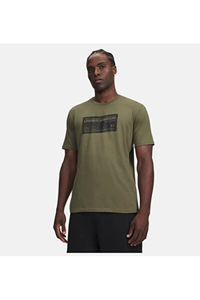 Under Armour Ua Box Label Khaki Men's T-Shirt 6017350-390