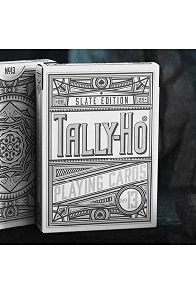 OyuncaklarÜlkesi Kings Wild Project Tally-Ho Slate Edition Premium Playing Ca...