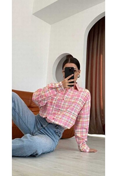 DUB DAB FASHİON Oversize Ekose Gömlek