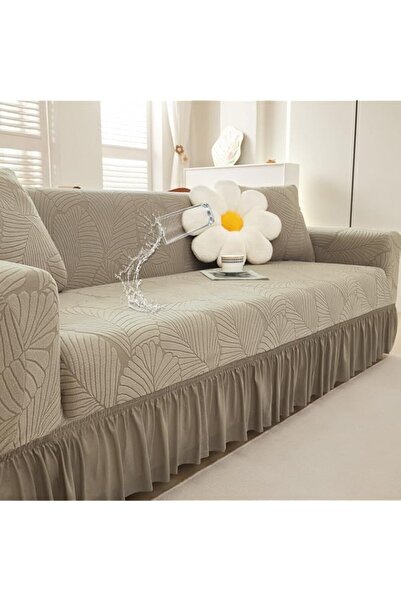 Generic Stretch Velvet Sofa Slipcover with Skirt: Pet-Friendly, Durable, Wash...