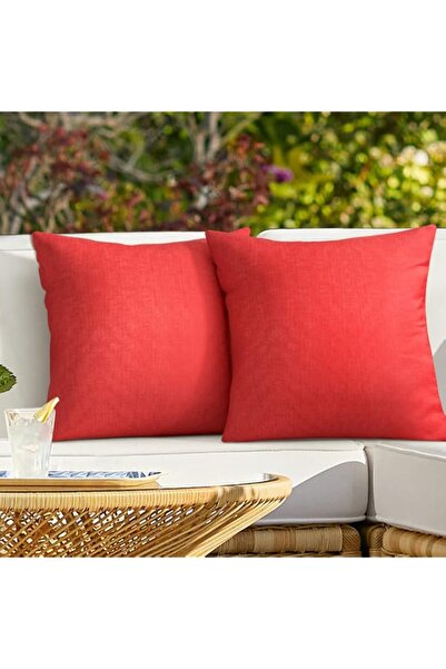 Generic Pack of 2 Outdoor Pillows,Waterproof Throw Pillow Covers for Patio Fu...