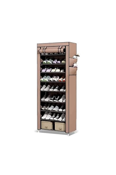 Generic Sulfar 10-Tier Shoe Rack Organizer | Foldable Shoe Storage Cabinet wi...