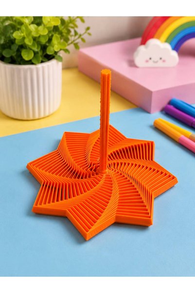 Generic Brand Stea Senzorială Extensibilă cu Mâner – Fidget Toy 3D Printat, J...