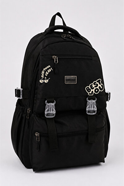 WANDER BAG 7370 Σχολικό και καθημερινό σακίδιο πλάτης κορεάτικου στυλ με πολλ...