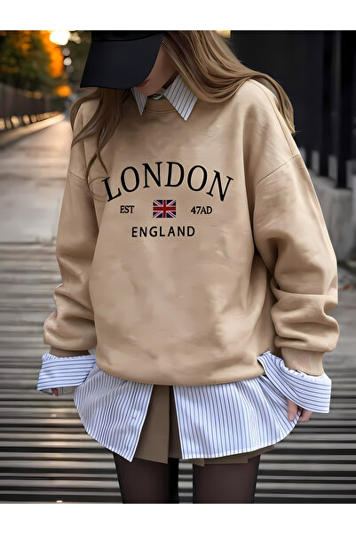 New Shine London Printed Women's Sweatshirt