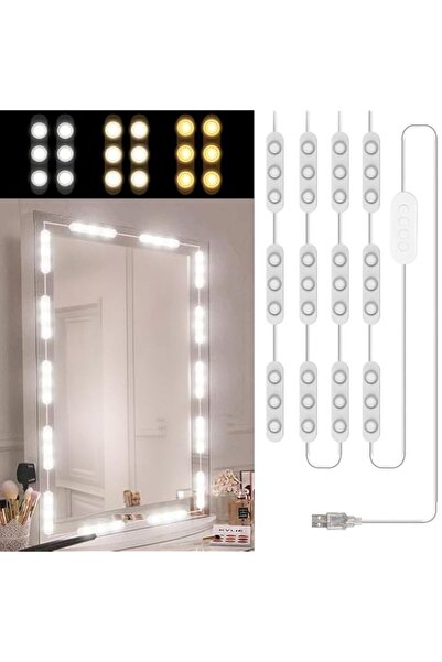 Generic Goodern Led Vanity Mirror Lights,Vanity Make Up Light 3 Color 10 Leve...