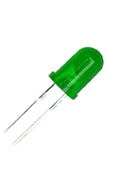 Generic "5mm LED Green" refers to a light-emitting diode (LED) with a diamete...