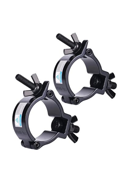 Generic 2 Pack Heavy Duty Aluminum Stage Lighting Mount (Black) 2 Inch Clamp ...
