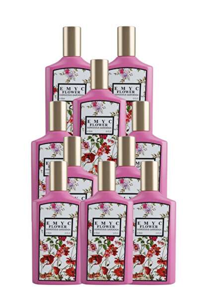EMYC 10 Pieces Flower Gorgeous Gardenia Perfume 100ML