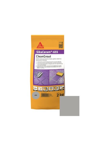 OEM Sikaceram-655 Cleangrout tile and floor grout, ash, interior / exterior, ...
