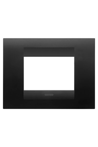 OEM Gewiss Chorus Geo frame, 3 modules, satin black, for socket / switch