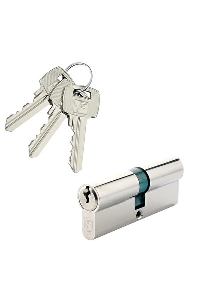 OEM Centered security cylinder, nickel-plated, standard 3 keys, L60 30 x 30 m...