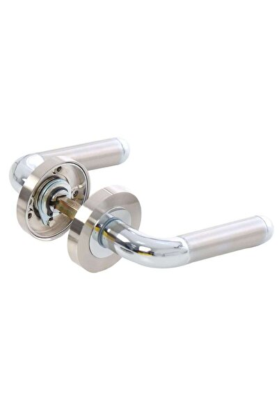 OEM Maner cu rozeta rotunda pentru usa lemn, Villa Gato BB(K) RR55SN/CP, sati...