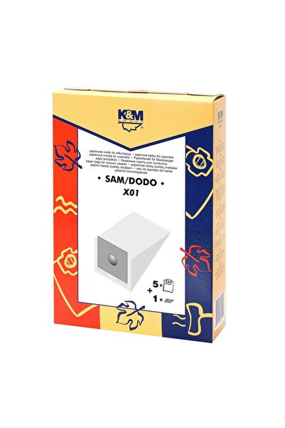 OEM Saci aspirator X01, compatibilitate universala, hartie, pachet 5 bucati +...