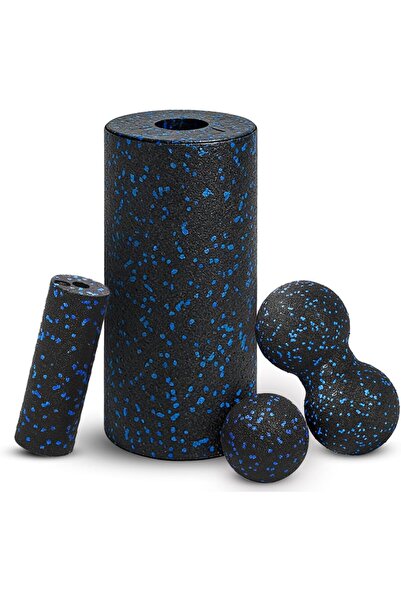 Arabest 4-Piece Foam Roller Set,Large and Small Roller,Peanut Ball,Single Bal...