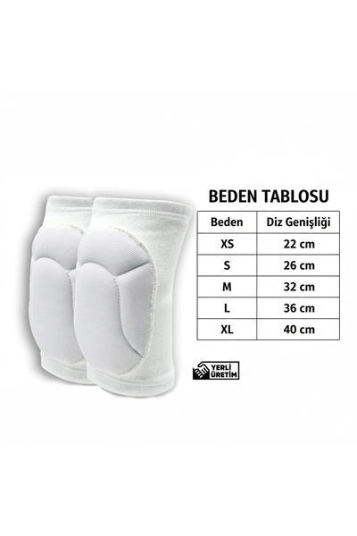 SCHMILTON Voleybol Dizliği Voleybol Kolluğu 2li Set Yetişkin ve Çocuk Voleybol 1 Çift Dizlik 1 Çift Kolluk 4 Parça