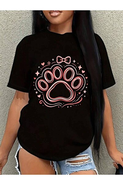 9JY Tee - Adorable Short-Sleeve Round Neck Shirt With Street Style For Women....