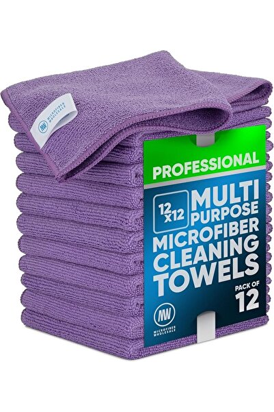 GENERAL Multi-Purpose Microfiber Cleaning Cloths 30.5X30.5Cm Cleaning Cloths ...