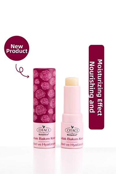 Otacı Moisturizing and Nourishing Lip Care Cream - Rose Extracts and Hyaluron...