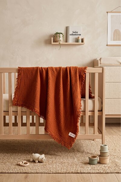 Maison Routine 4 Layer Muslin Baby Blanket Multi-Purpose Baby Blanket 100% Co...