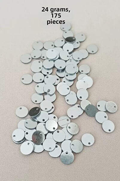 Mestore Oya Evening Dress Bracelet Necklace Plexi Metallic Plastic Sequins Si...