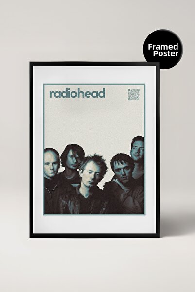 House Gorgeous Radiohead QR Code Painting, colecția Giants of Music, tablou c...