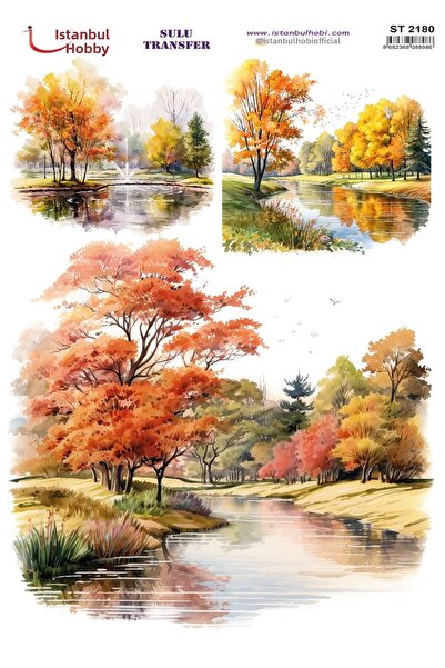 İstanbul Hobi Open Ground Water Transfer (25 * 35 cm) St 2180
