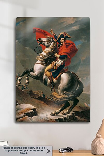 DekorHane Metal Print - Napoleon Bonaparte, Historical Art Painting Wall Deco...