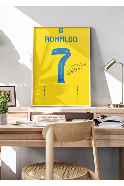 Base Concept Tablou poster cu design de tricou semnat Cristiano Ronaldo 7 Al ...