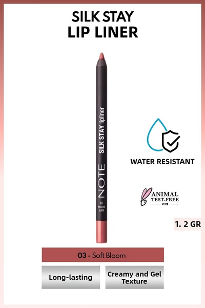 NOTEKHOME Note Sillk Stay Lipliner Lip Pencil 03 Soft Bloom