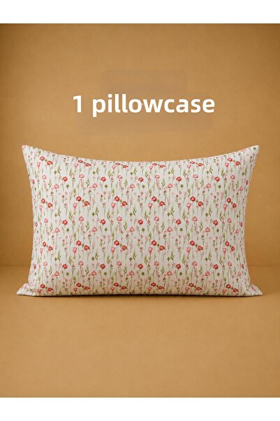 meressa home Pillowcase 1 Piece Cotton Lining 50X70 cm Liquid Proof