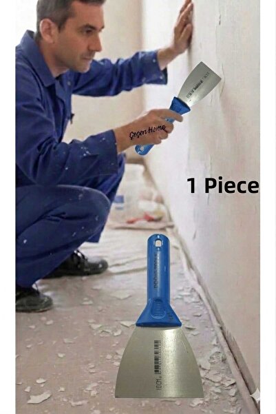 ÇEÇEN HOME (1 Piece) Plastic Handle Construction Spatula, 10 cm Metal Painter...