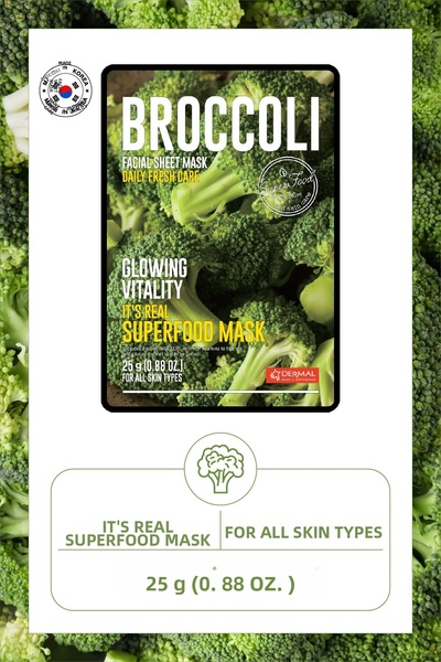 Dermal Revitalizing and Brightening Broccoli Mask 25Gr