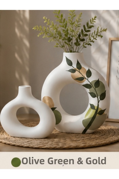 LUNİVAA HOME Modern Bohemian Home, Office and Gift Decorative Vase Set |   Ha...