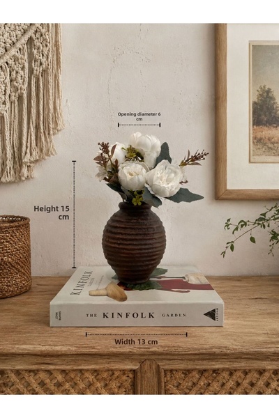 DygArtHome Mini Striped Ceramic Vase