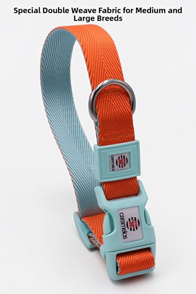 CARAMELOS Adjustable Dog Collar for Medium and Large Breeds, 2.5 cm